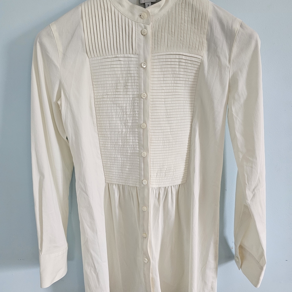 Armani Collezioni Ivory‎ Button-Up Shirt